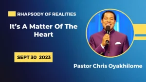 Rhapsody of Realities Audio September 30 2023