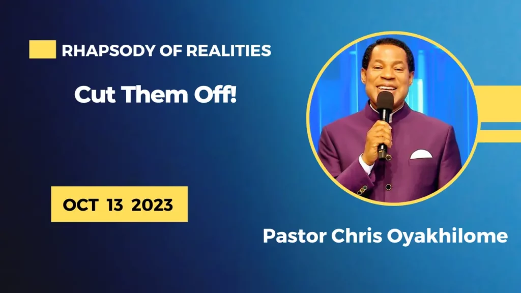 READ Rhapsody Of Realities Today October 13 2023