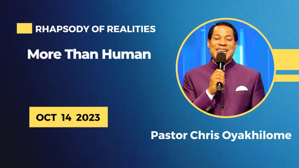 READ Rhapsody Of Realities Today October 14 2023