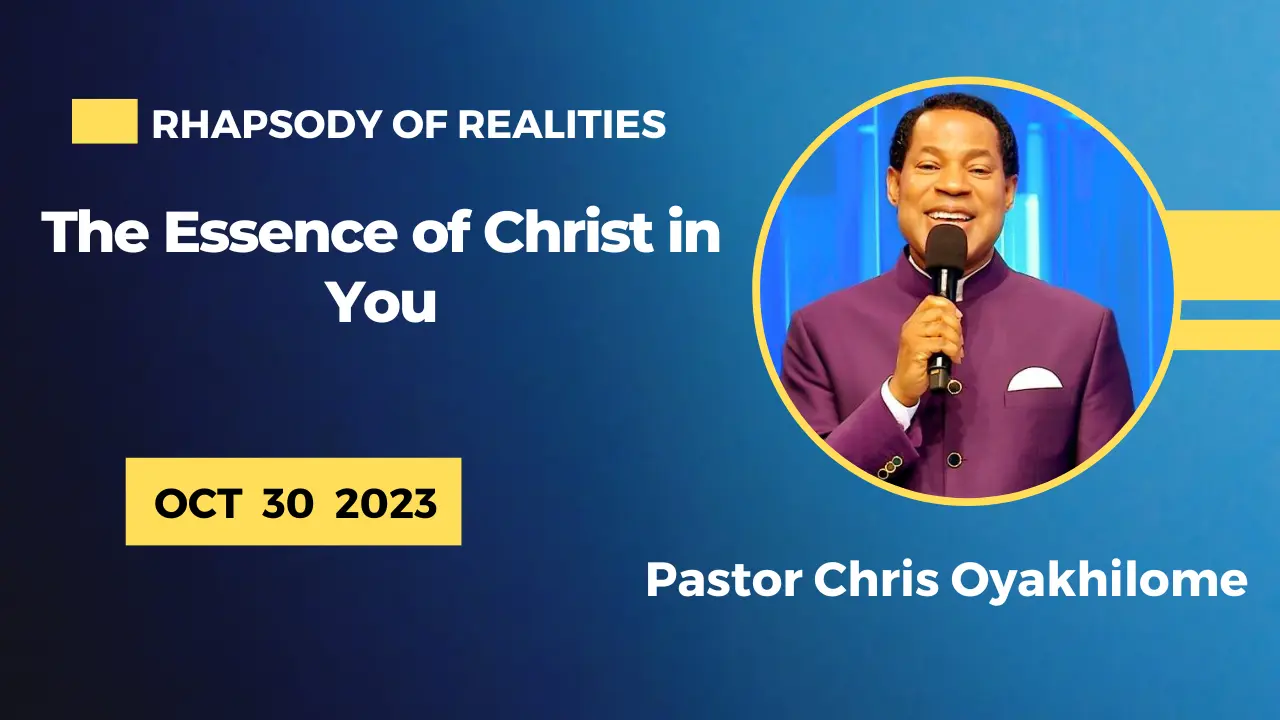 [ READ ] Rhapsody Of Realities Today October 30 2023
